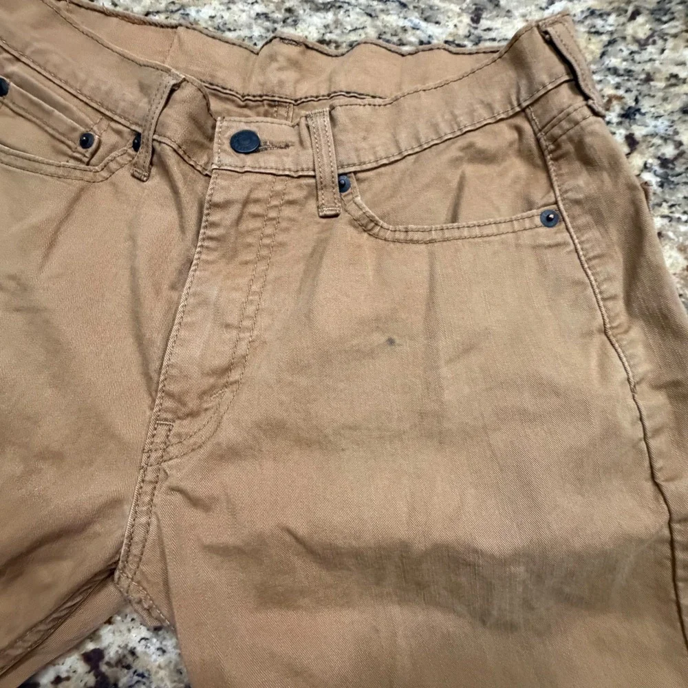 Levis 505 Regular Fit Khaki Pants Mens‎ 30x32 Tan Straight Leg Cotton Twill